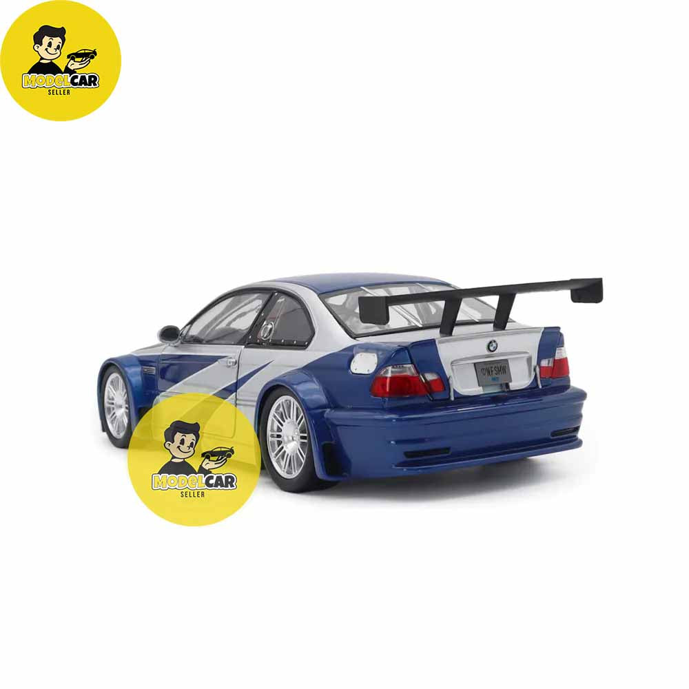 1:18 DCN BMW M3 GTR E46 Need For Speed NFS 9 Diecast Scale Model Car