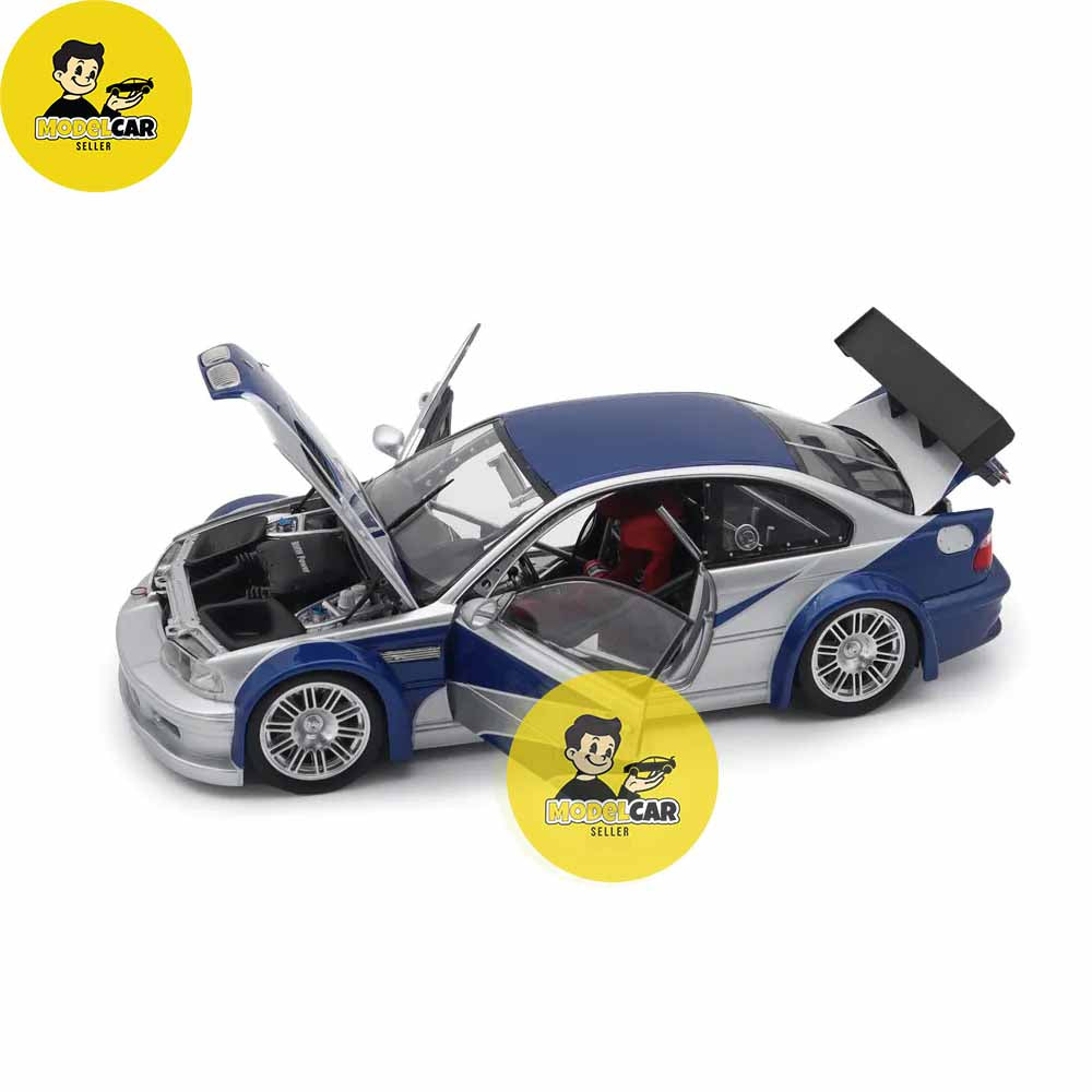 1:18 DCN BMW M3 GTR E46 Need For Speed NFS 9 Diecast Scale Model Car