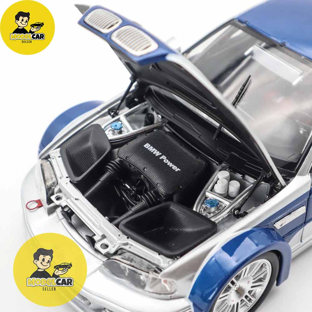 1:18 DCN BMW M3 GTR E46 Need For Speed NFS 9 Diecast Scale Model Car