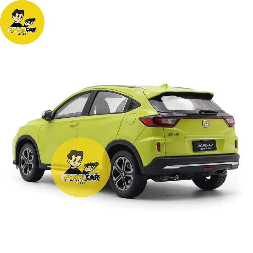 1/18 Honda All New XRV XR-V 2019 Diecast Model Toy Car lime green back