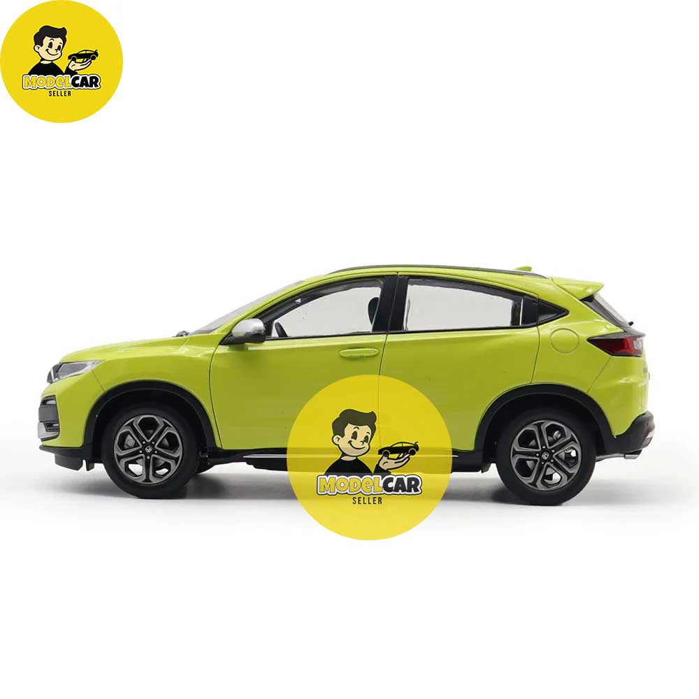 1/18 Honda All New XRV XR-V 2019 Diecast Model Toy Car lime green side