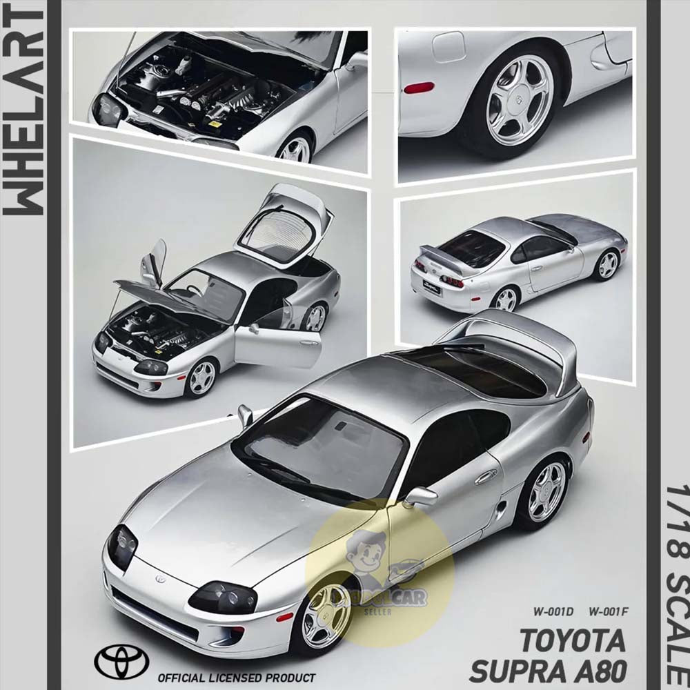 1/18 WHELART Toyota Supra A80 Diecast Scale Model Car – Model Car