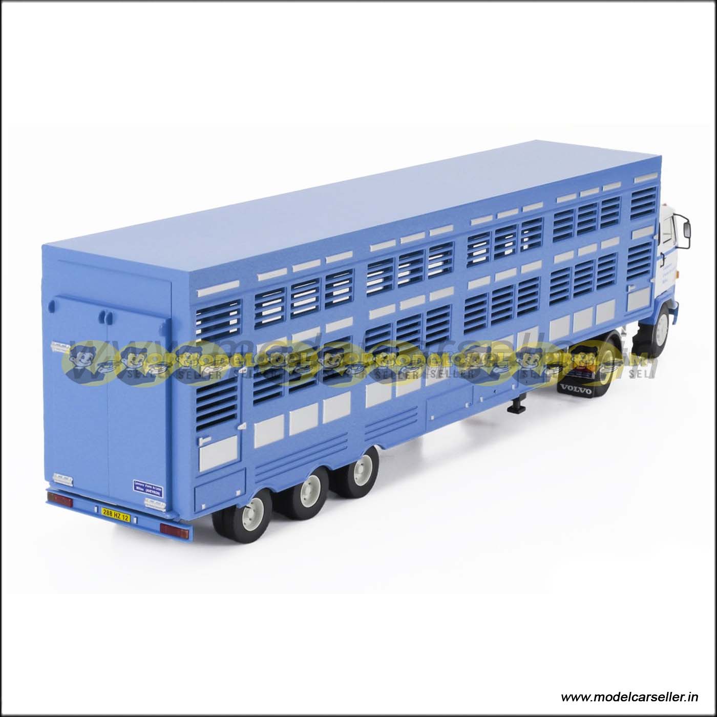 1/43 Altaya VOLVO F89 TRUCK Livestock Diecast Scale Model rear