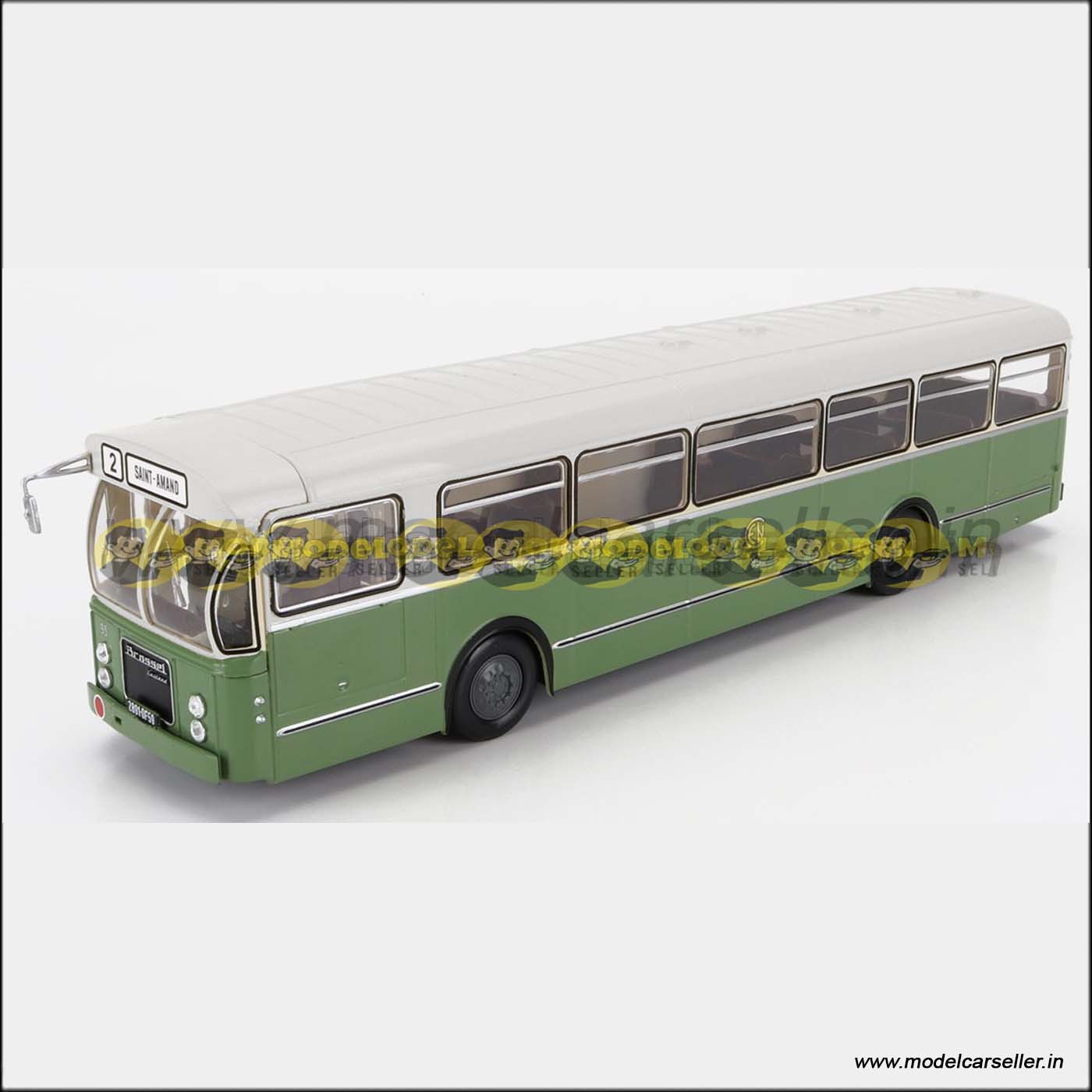 1/43 Altaya BROSSEL BL55 SAINT AMANO 1966 Diecast Scale Model Bus