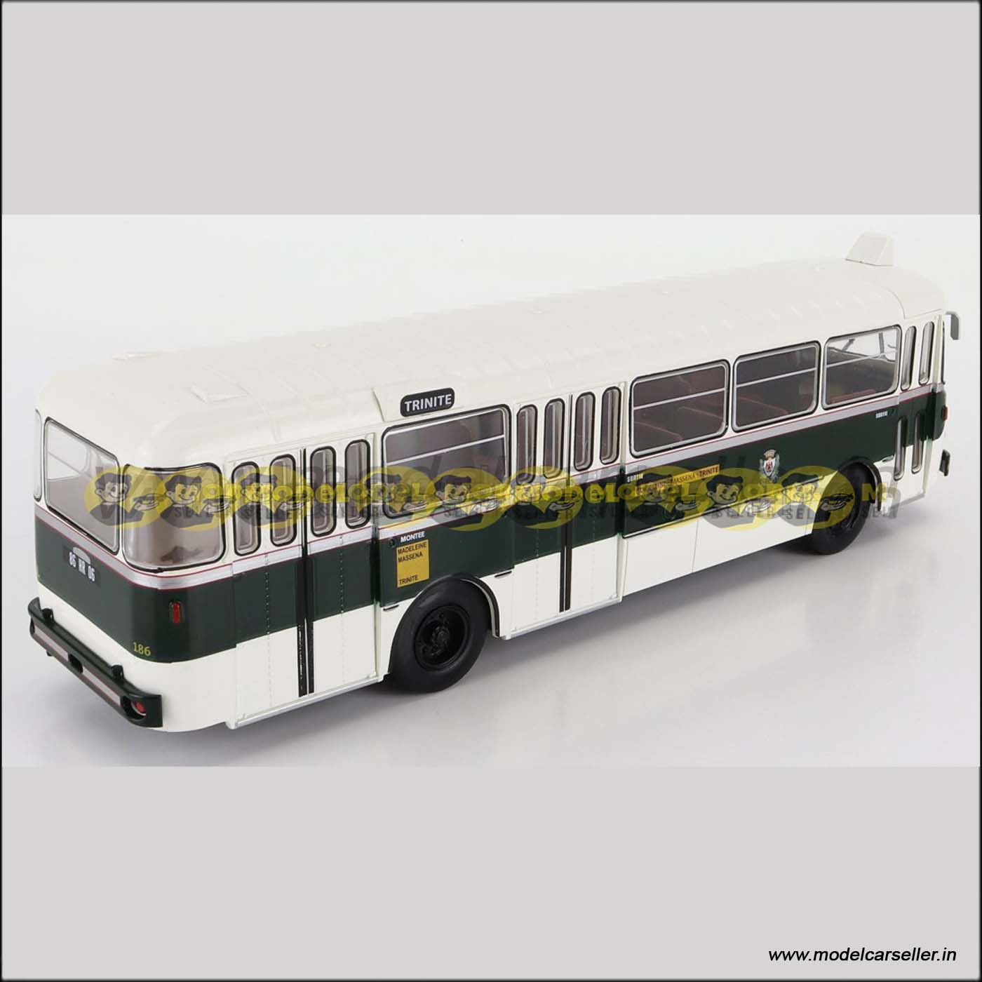 1/43 Altaya BERLIET PLR10 MADELEINE MASSENA 1955 Diecast Scale Model Bus
