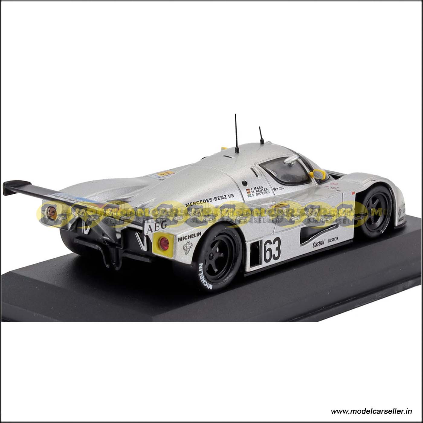 1/43 Altaya MERCEDES BEN 24h LE MANS 1989 JOCHEN MASS Diecast Scale Model