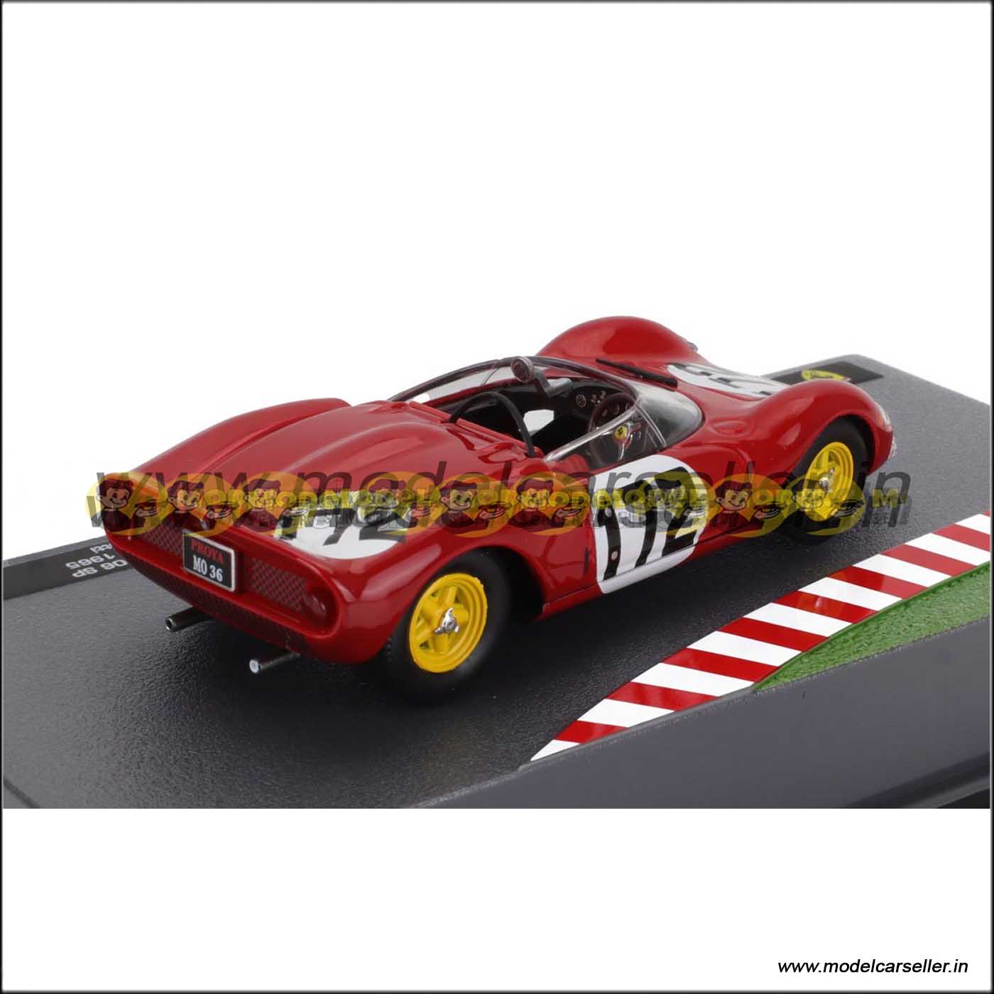 1/43 Ferrari 206SP DINO SEFAC N 172 OLLON VILLARS 1965 LUDOVICO SCARFIOTTI Altaya Diecast Scale Model Race Car