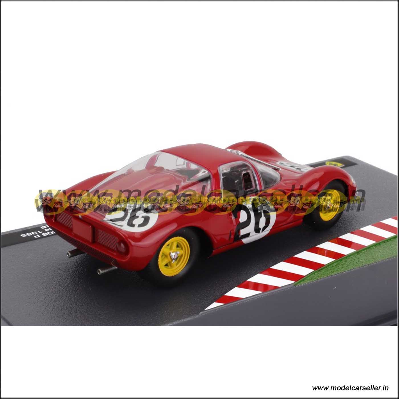 1/43 Ferrari 206SP DINO N 26 WINNER TRENTO-BONDONE 1965 LUDOVICO SCARFIOTTI Altaya Diecast Scale Model Race Car