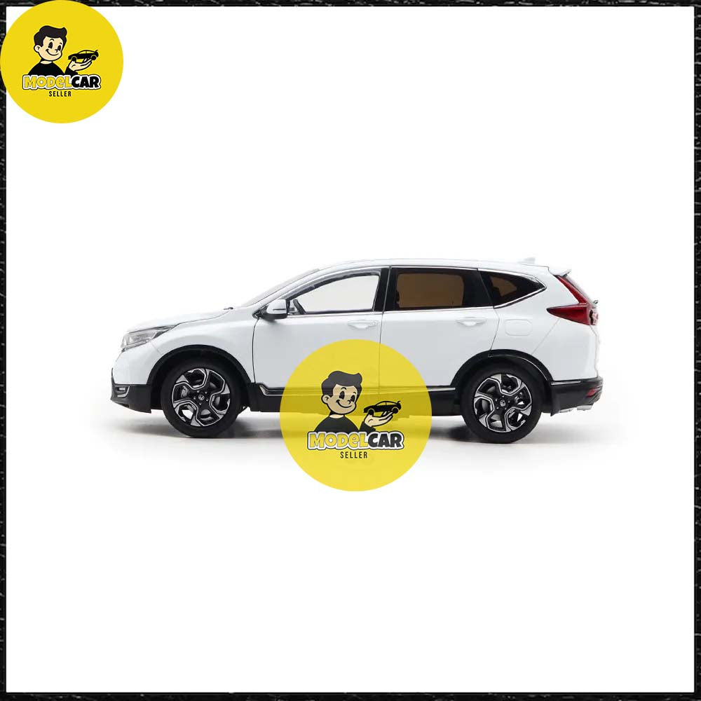 118 scale honda crv white color diecast model side