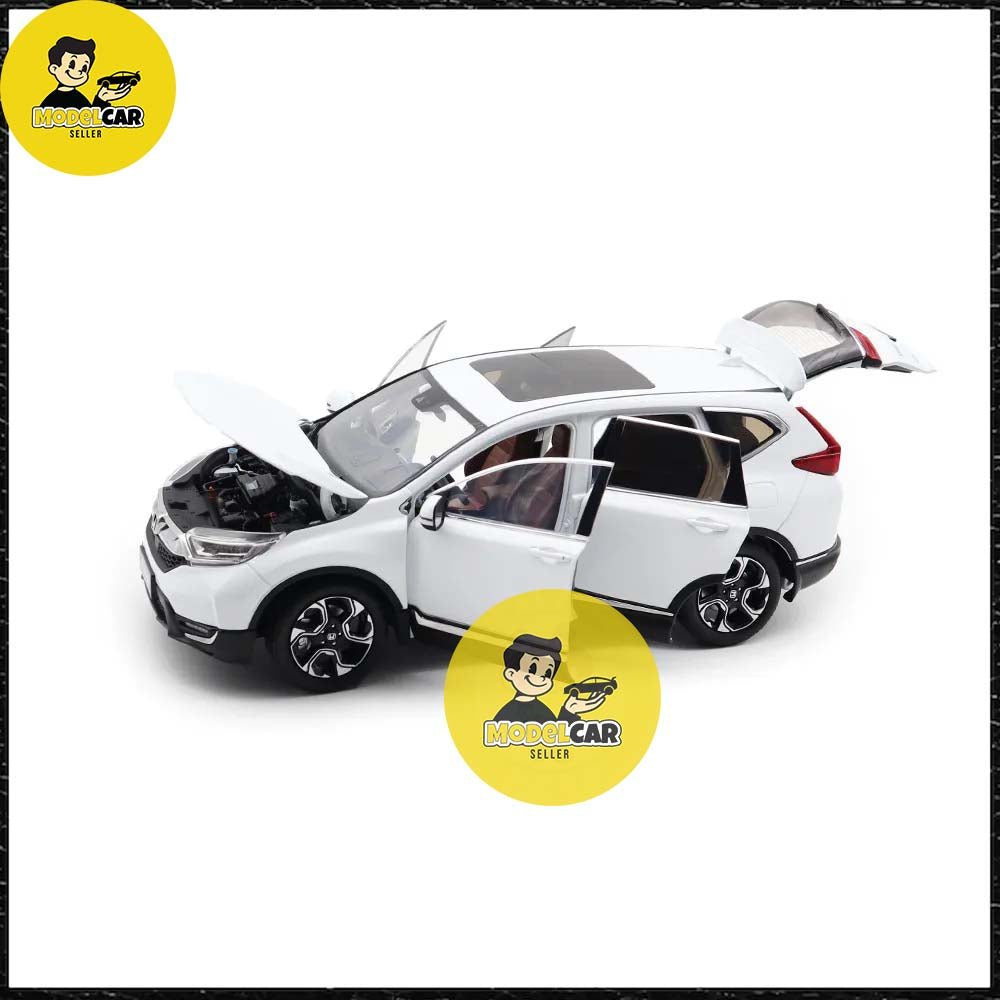 118 scale honda crv white color diecast model all door open