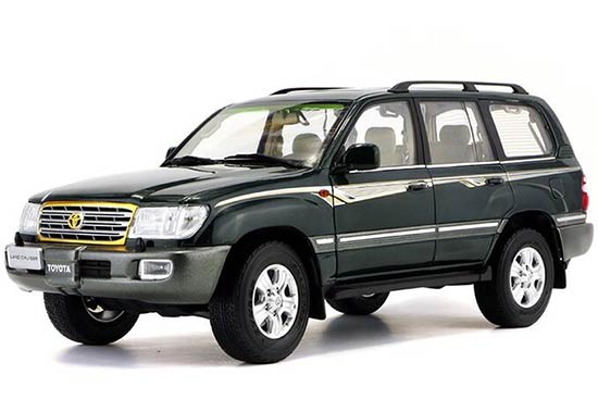 1 18 Toyota Land Cruiser LC100 green Diecast Model SUV