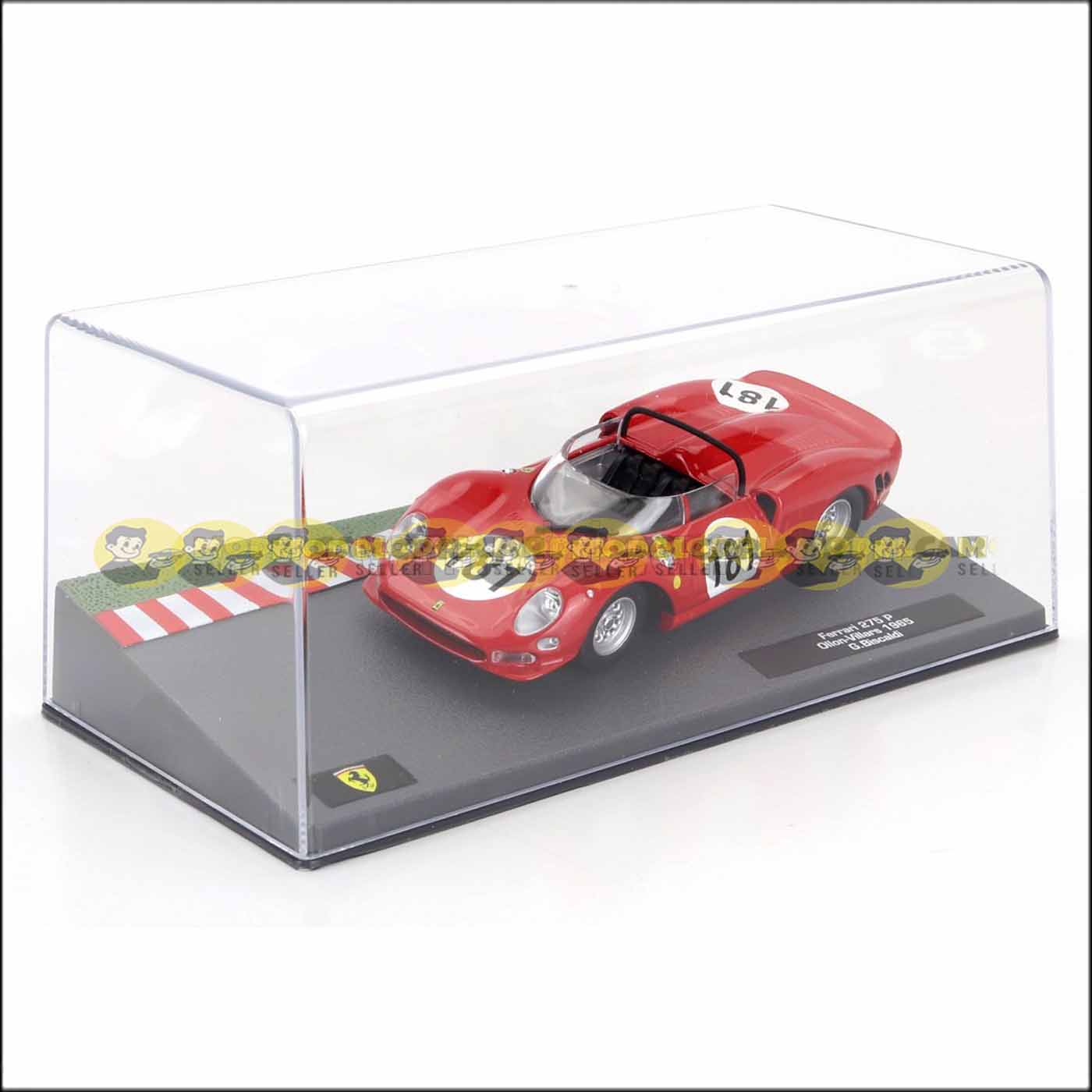 1/43 Altaya FERRARI 275P SPIDER OLLON-VILLARS 1965 GIANPIERO BISCALDI Diecast Scale Model Car