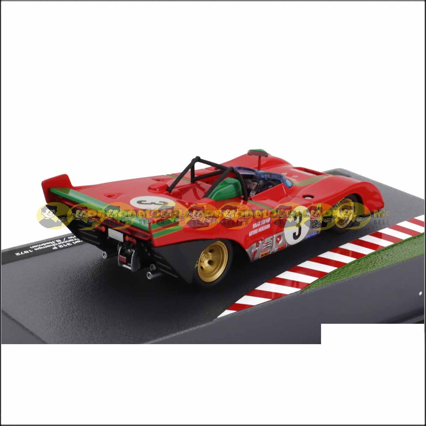1/43 Altaya FERRARI 312PB FRANCORCHAMPS 1972 BRIAN REDMAN ARTURO MERZARIO Diecast Scale Model Car
