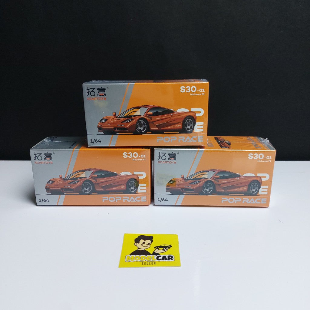 1:64 Xcartoys Mclaren F1 S30-01 Diecast Scale Model Toy Car
