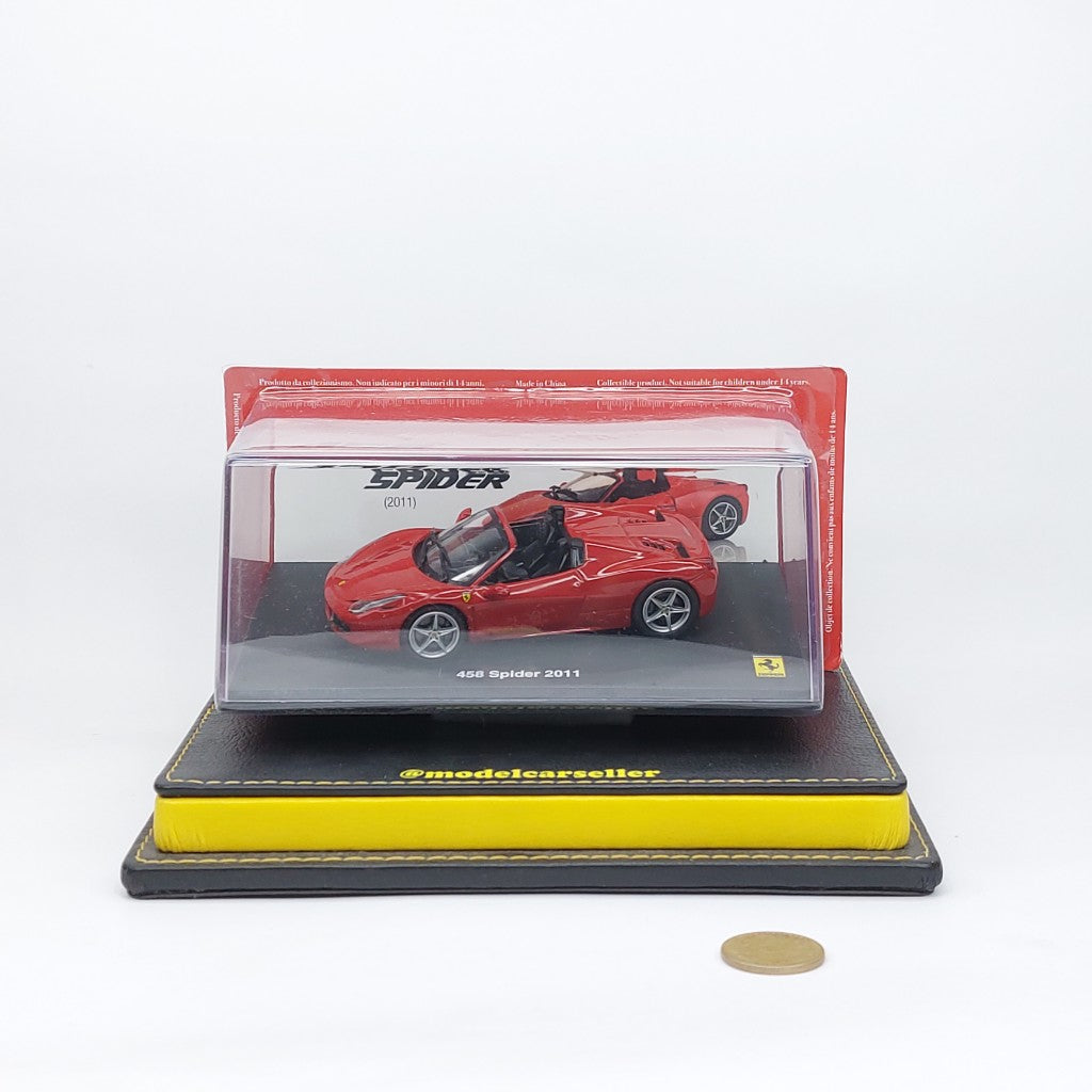 1:43 Altaya Ferrari 458 Spider 2011 Diecast Scale Model Toy Car