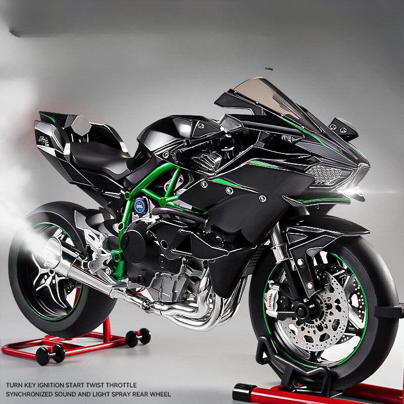 1/6 XLG Kawasaki Ninja H2R Diecast Scale Model Bike