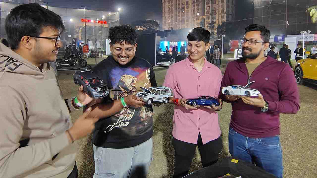 From Toys to Treasures: Model Car Seller’s Debut at Kolkata Auto Expo! 🏎️✨