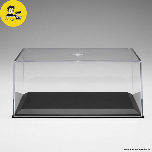 1/18 Acrylic Case With Acrylic Base for Diecast Scale Model Car black