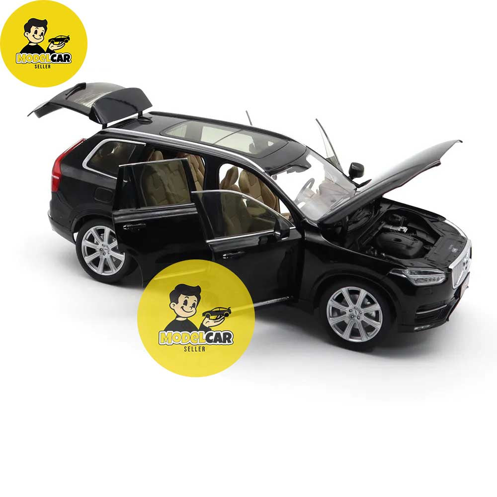 118_Volvo_XC90_2015_SUV_Diecast_Model_Car_SUV_Toys_Boys_Girls_Gifts_black_all doors open