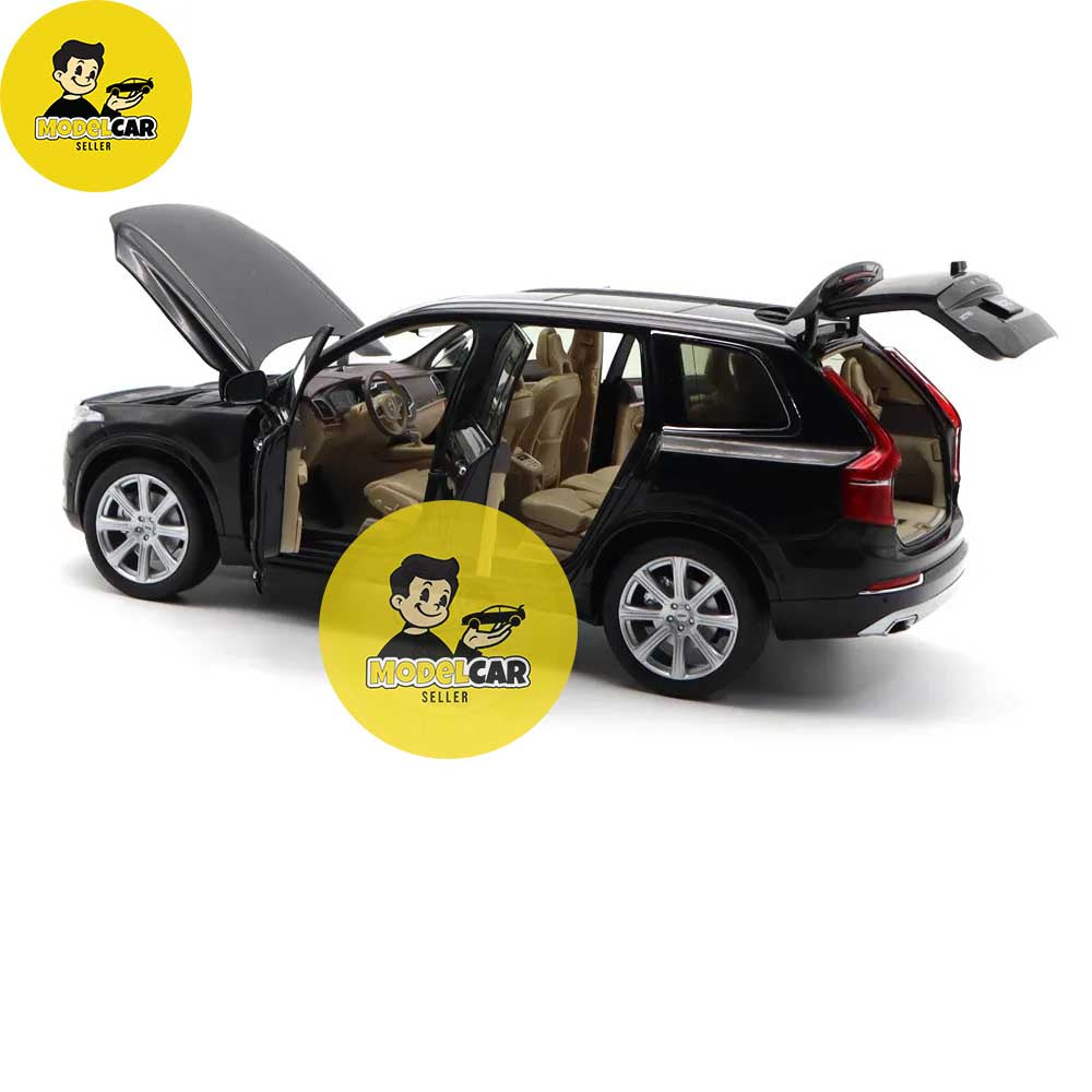 118_Volvo_XC90_2015_SUV_Diecast_Model_Car_SUV_Toys_Boys_Girls_Gifts_black_back doors open