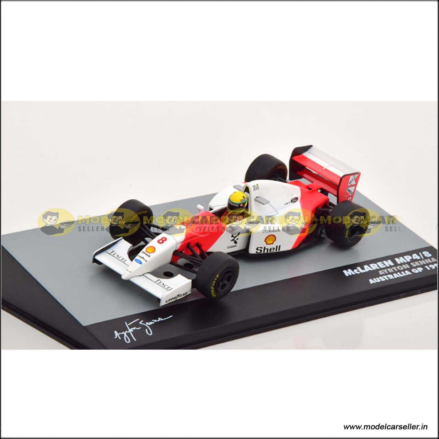 1/43 Altaya Ayrton Senna McLaren MP4 8 Australian GP 1993