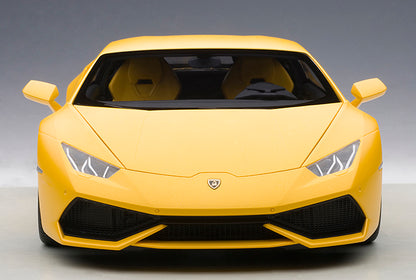 1/12 LAMBORGHINI HURACAN LP610-4 AUTOART MATT YELLOW 12097  Diecast Scale Model Car