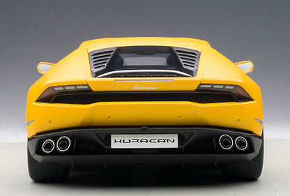 1/12 LAMBORGHINI HURACAN LP610-4 AUTOART MATT YELLOW 12097  Diecast Scale Model Car