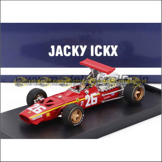 PREORDER BRUMM 1/43 FERRARI F1 312 FRANCE GP 1968 JACKY ICKX Diecast Scale Model Car