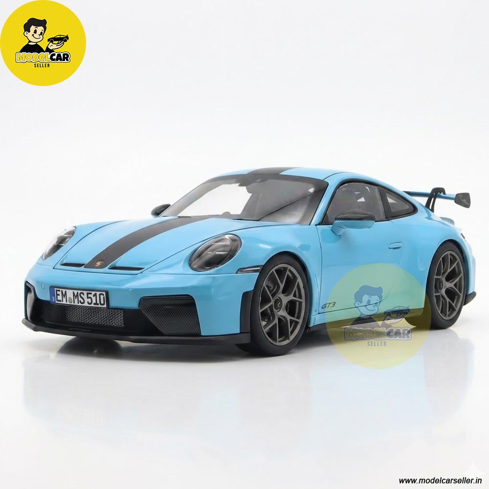 1/18 Porsche 911 GT3 2025 Norev 187000 Gulf Blue Diecast Scale Model Car