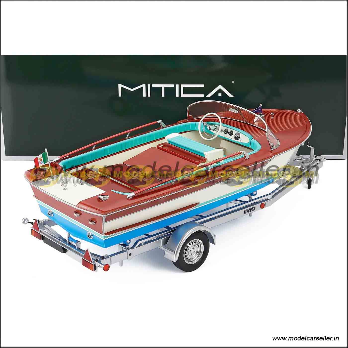 PREORDER MITICA DIECAST 1/18 RIVA JUNIOR 1966 MOTORBOAT Diecast Scale Model