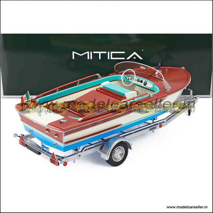 PREORDER MITICA DIECAST 1/18 RIVA JUNIOR 1966 MOTORBOAT Diecast Scale Model