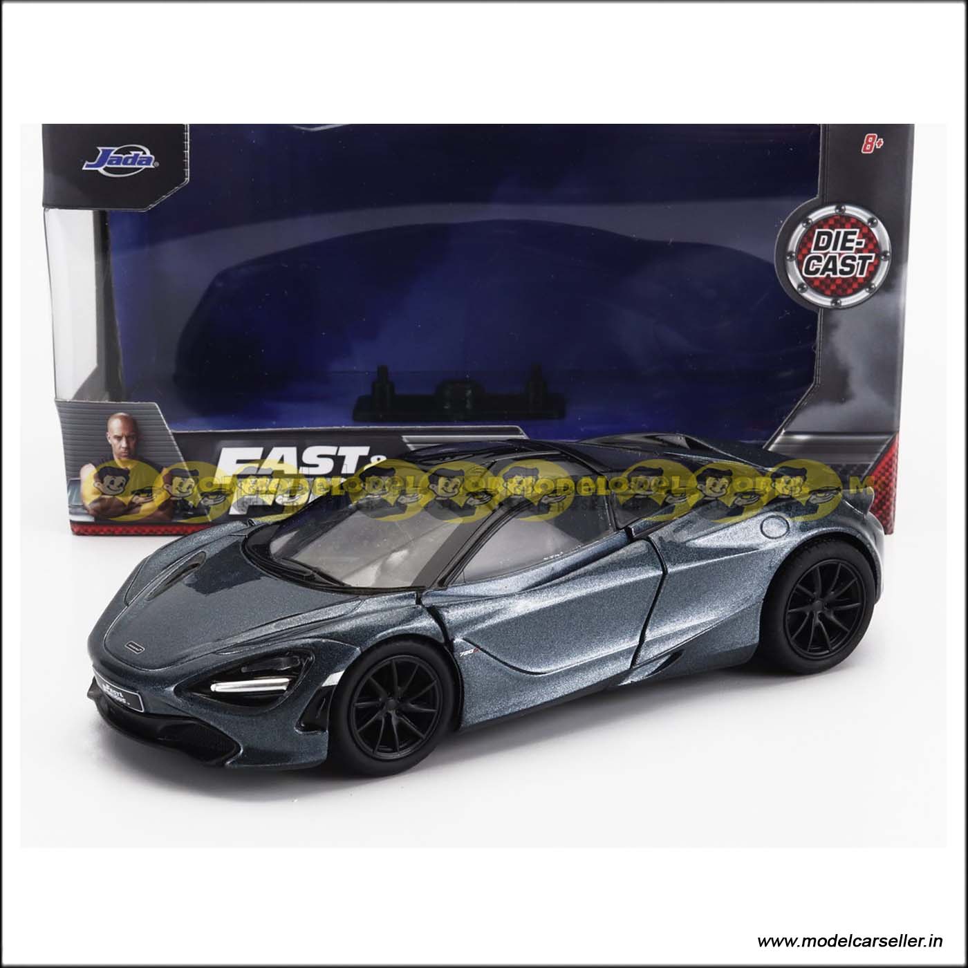1/32 Jada McLAREN SHAW'S 720S FAST AND FURIOUS HOBBS AND SHAW 2019 Diecast Scale Model