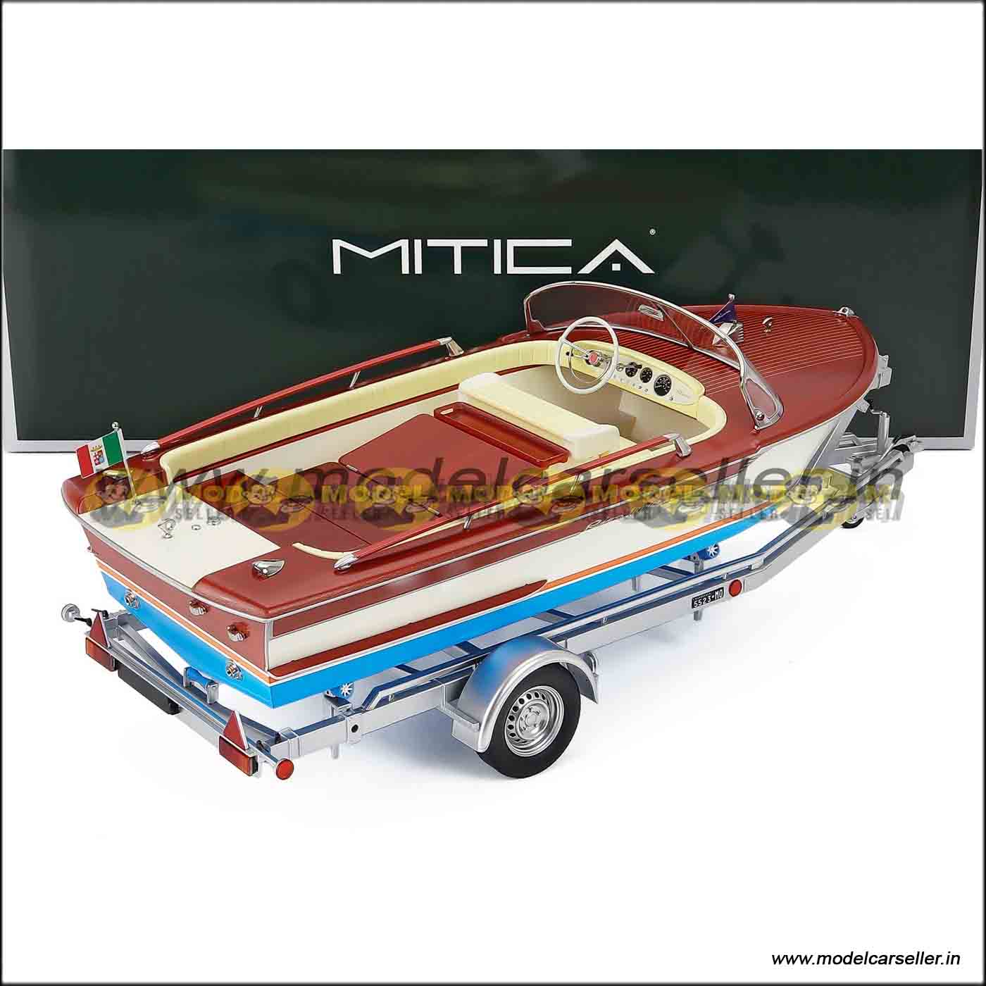 MITICA DIECAST 1/18 RIVA JUNIOR 1966 MOTORBOAT Diecast Scale Model