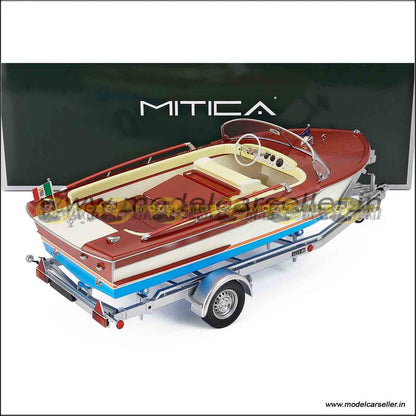 MITICA DIECAST 1/18 RIVA JUNIOR 1966 MOTORBOAT Diecast Scale Model