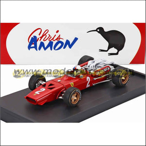 BRUMM 1/43 FERRARI F1 312 ITALY GP 1967 CHRIS AMON Diecast Scale Model Car