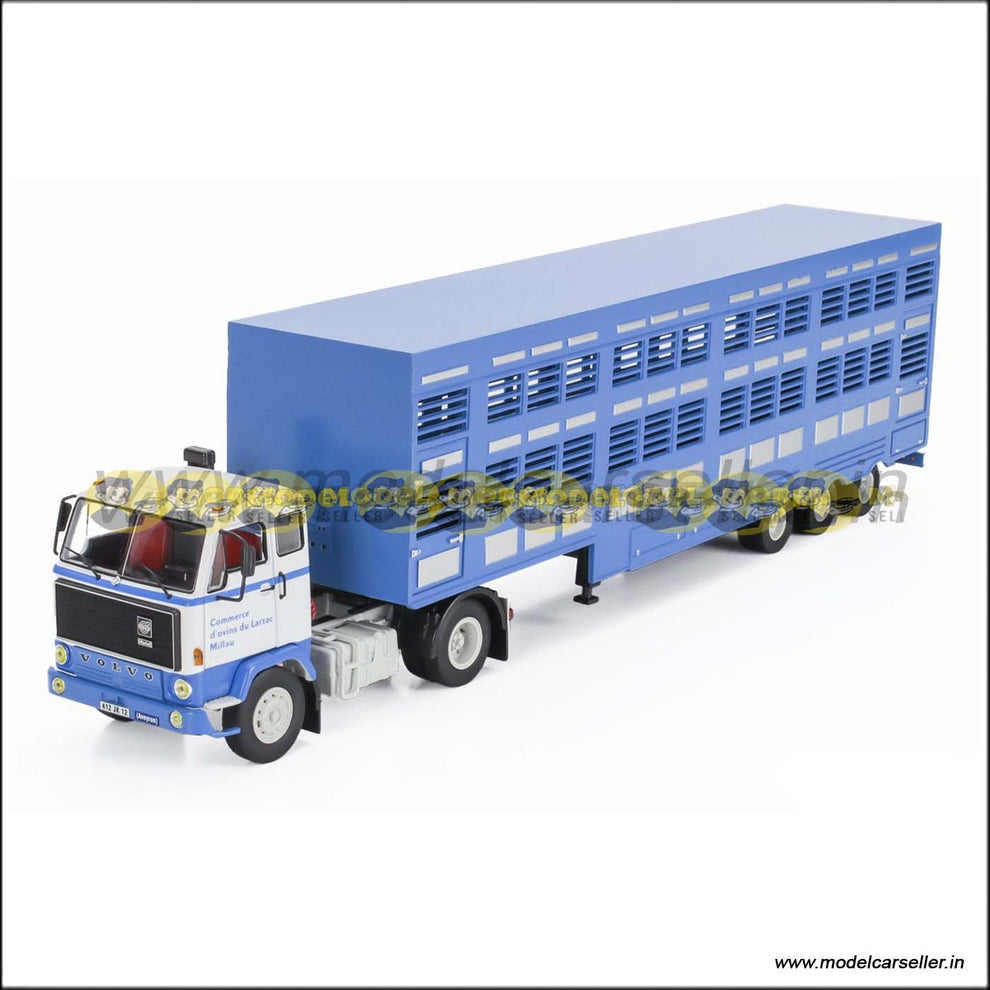 Skala 1/43 NYHET! Volvo F89 1970', vit/grön/röd fr IXO Models
