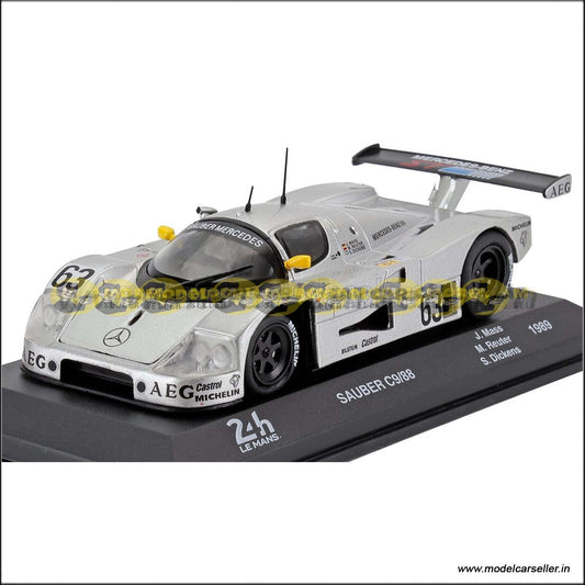 1/43 Altaya MERCEDES BEN 24h LE MANS 1989 JOCHEN MASS Diecast Scale Model