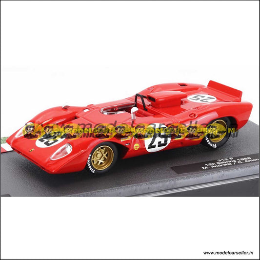 1/43 Ferrari 312P N25 SEBRING 1969 MARIO ANDRETTI CHRIS AMON Altaya Diecast Scale Model Car