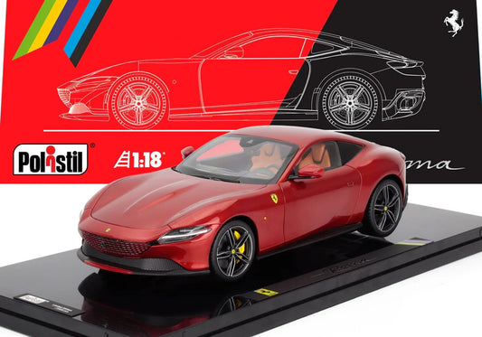 1/18 POLISTIL FERRARI ROMA 2019 Diecast Scale Model Car