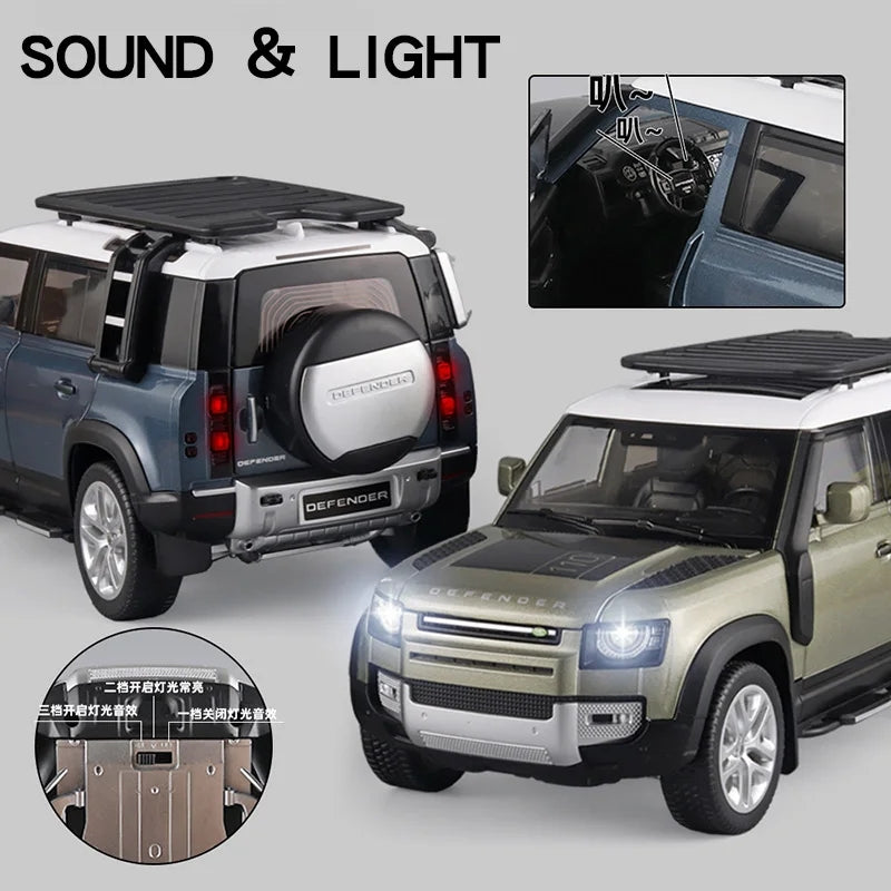 QY Land Rover Defender 1/18 Diecast Model Toy Car