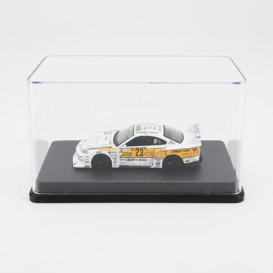 1/64 Diecast Scale Model Car Acrylic Case with plastic base modelcarseller