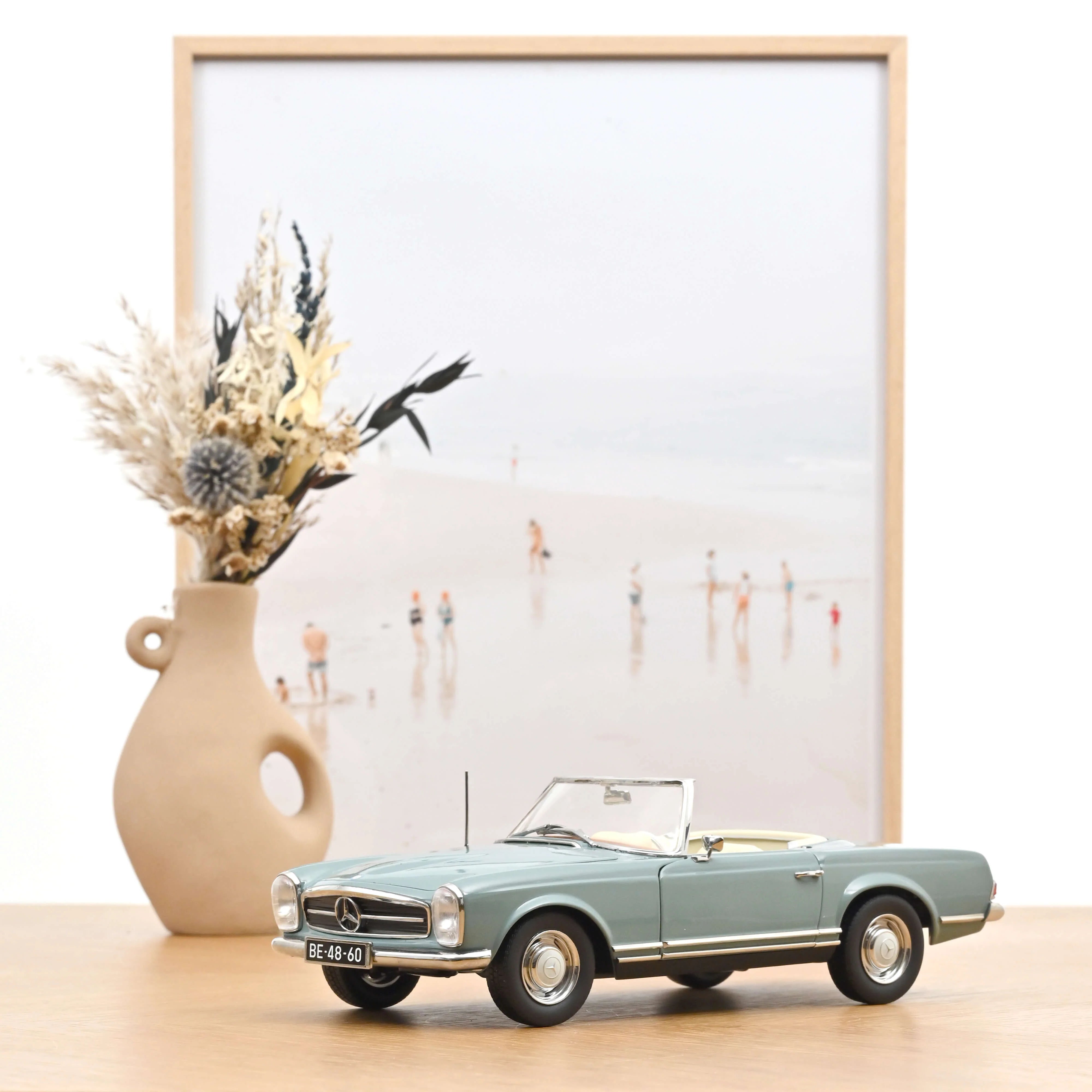 1/18 Mercedes Benz 230 SL 1963 W113 Norev 183992 Diecast Scale Model ...