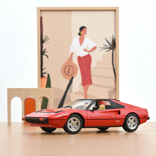 1/18 Ferrari 308 GTS 1982 Norev 187930 Red Diecast Model Car