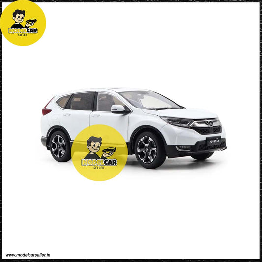 118 scale honda crv white color diecast model front side