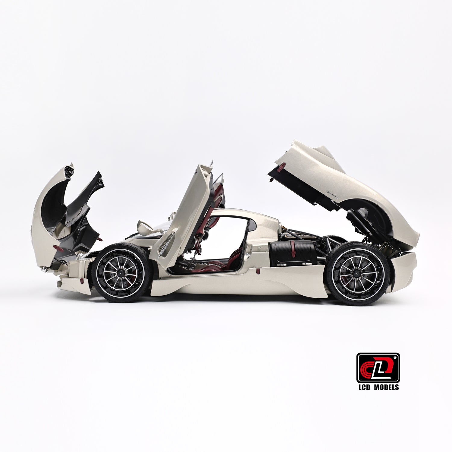 1/18 LCD Pagani Utopia Diecast Model Car Champagne Gold