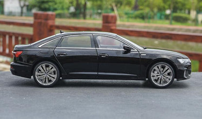 1 18 audi a6l diecast scale model black side
