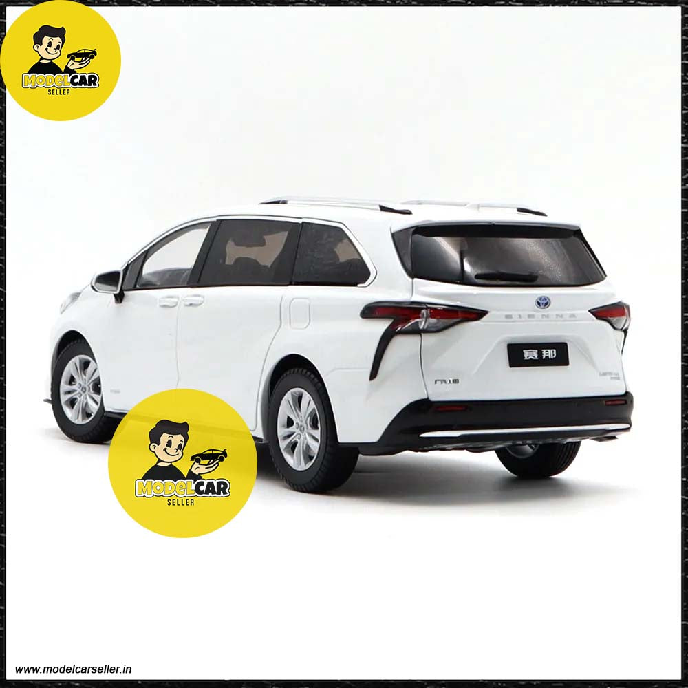  1/18 Toyota SIENNA Dealer Edition MPV Diecast Model back