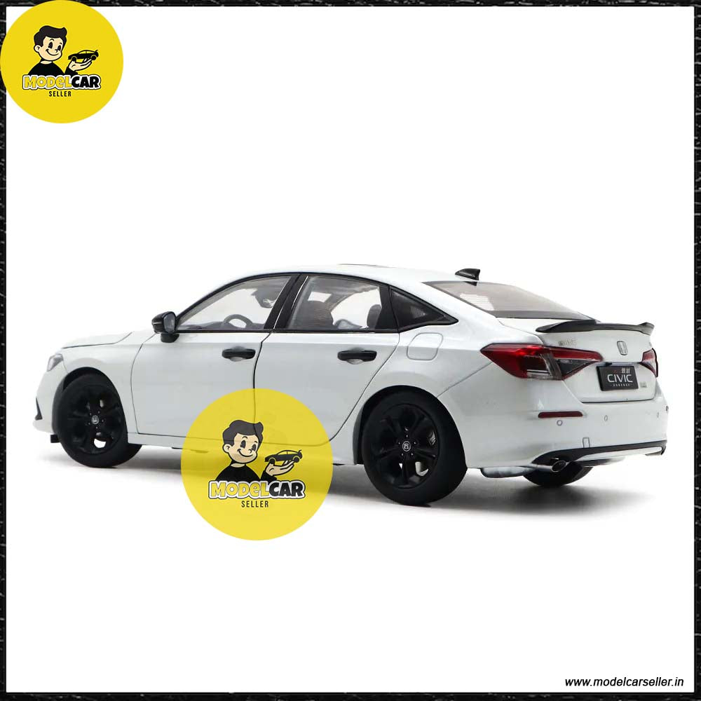 118 honda civic diecast model white back