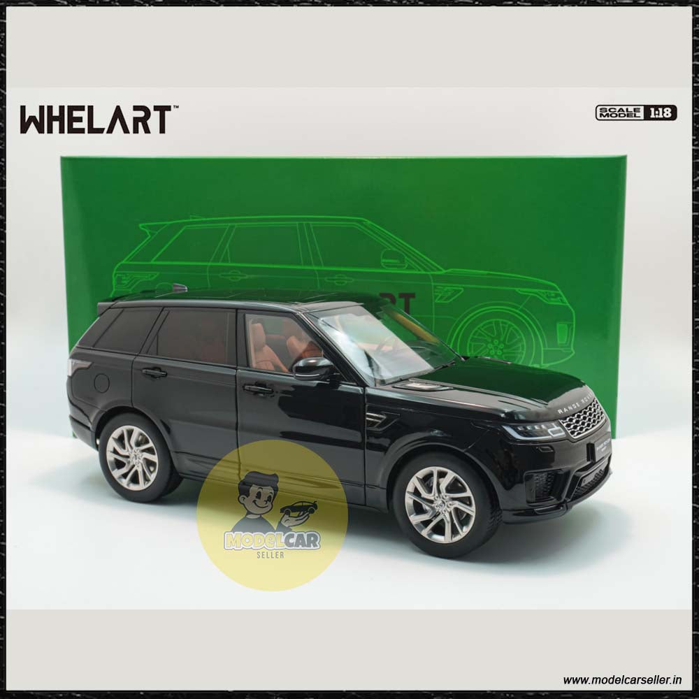 1/18 Whelart Land Rover Range Rover Sport black SUV 2018 Diecast Scale Model SUV box