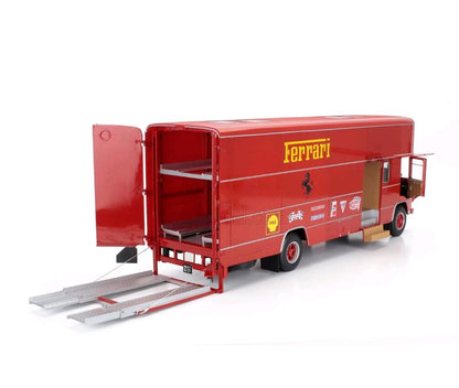 (READ DESCRIPTION) 1/18 OM Fiat 150 Rolfo Scuderia Ferrari Race Car Transporter CMR Diecast Scale Model